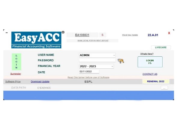 EasyACC screenshot